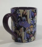 Disney Villains Character Collage Ceramic Dark Purple Coffee Mug Collectible