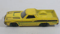 2014 HW Off-Road Hot Trucks Hot Wheels '72 Ford Ranchero Yellow Die Cast Toy Car Vehicle