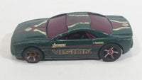 2015 Hot Wheels Marvel Avengers: Age of Ultron Muscle Tone Dark Green Die Cast Toy Car Vehicle