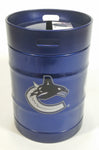 NHL Ice Hockey Vancouver Canucks Dark Blue Metal 5" Tall Coin Bank Sports Collectible