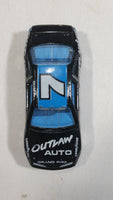 1995 Matchbox Pontiac Grand Prix Stock Car #7 Outlaw Auto Parts Black Blue Die Cast Toy Race Car Vehicle