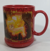 Disney Genuine Authentic Original Classic Animation Tinkerbell Peter Pan Red Ceramic Coffee Mug Collectible
