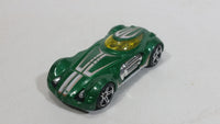 2009 Hot Wheels Track Stars Dodge XP-07 Metalflake Green Die Cast Toy Car Vehicle