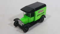 1996 Matchbox 1921 Model T Ford Kellogg's Frosted Apple Jacks Cereal Bright Green Die Cast Toy Classic Antique Car Delivery Vehicle