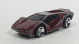 1999 Hot Wheels Maximizer Dark Red Die Cast Toy Car - McDonald's Happy Meal 10/16