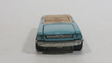 2014 Hot Wheels Mustang 50th '65 Mustang Convertible Light Blue Die Cast Toy Car Vehicle with Opening Hood