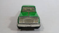 Vintage Tonka Pickup Truck Bright Green and Chrome Pressed Steel Toy Car Vehicle with Towing Hitch