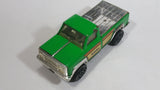 Vintage Tonka Pickup Truck Bright Green and Chrome Pressed Steel Toy Car Vehicle with Towing Hitch