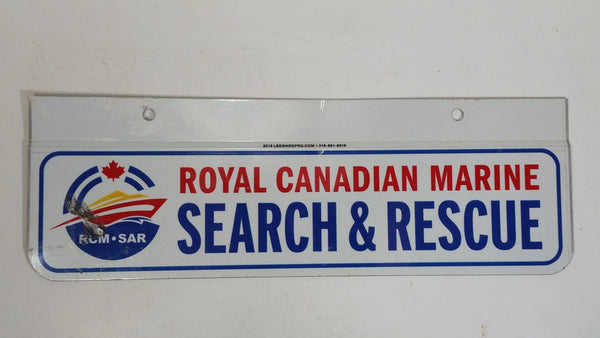 Royal Canadian Marine Search & Rescue License Plate Add-On Metal Tag