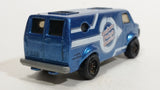 2009 Matchbox Service Center Chevy Van Custom Paint Works Metalflake Blue Die Cast Toy Car Vehicle