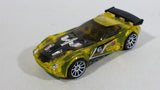 2012 Hot Wheels Track Stars Nerve Hammer #6 Clear Yellow Die Cast Toy Car Vehicle