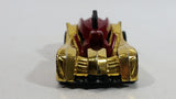 2012 Hot Wheels Troy Solider Gold Chrome Die Cast Toy Car Vehicle