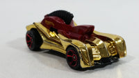 2012 Hot Wheels Troy Solider Gold Chrome Die Cast Toy Car Vehicle