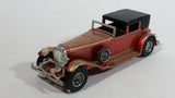 Vintage 1975 Lesney Matchbox Models of Yesteryear No. Y-4 1930 Model "J" Duesenberg Town Car Red (Faded) Die Cast Toy Car Vehicle 4 1/2" Long