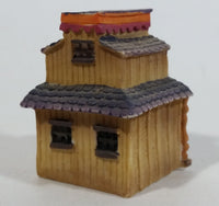 1991 Enesco Joanne Hunot Highly Detailed Bank Building Resin Decorative Miniature Ornamnet