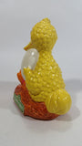 Vintage Gorham CTW Sesame Street Big Bird Character Holding Egg Hand Painted Ceramic Coin Bank Collectible - No Plug