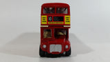 FEVA Harrods London Bus London Transport No. 61803 Red Double Decker Bus Die Cast Toy Car Vehicle