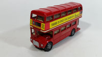 FEVA Harrods London Bus London Transport No. 61803 Red Double Decker Bus Die Cast Toy Car Vehicle