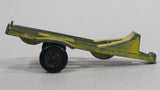 Vintage TootsieToys Yellow Boat Trailer Die Cast Toy Car Vehicle