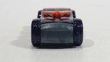 2010 Hot Wheels Phantom Racer Metalflake Dark Violet Purple Die Cast Toy Race Car Vehicle