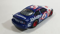 1998 Racing Champions Ford Taurus Cummins Nascar #6 Valvoline Mark Martin White Blue Toy Race Car Vehicle 1:24 Scale