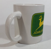 Gibson John Deere Tractor White Ceramic Coffee Mug Farming Collectible