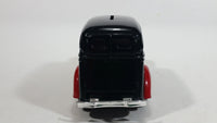 ERTL 1938 Chevy Panel Van AC Delco Batteries Coin Bank 1/25 Scale Black and Red Die Cast Toy Car Vehicle