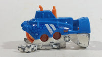 2014 Matchbox MBX Explorers Deep Diver Blue White Die Cast Toy Submersible Vehicle