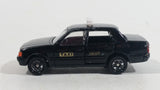 Tomica Tomy Toyota Crown Comfort Taxi 1/63 Scale No. 51 Black Die Cast Toy Car Vehicle with Opening Driver Side Rear Door