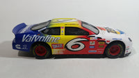 1999 Racing Champions Ford Taurus Cummins Nascar #6 Zerex Valvoline Mark Martin White Blue Red Yellow Die Cast Toy Race Car Vehicle 1:24 Scale