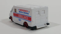 Maisto Ambulance White Die Cast Toy Emergency Response Rescue Vehicle