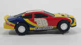 Tyco 1998 Ford Taurus Yellow Blue Red NASCAR Racing Plastic Toy Slot Car Vehicle H1 - Not tested