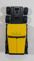 Vintage 1985 Buddy L Construction Semi Truck Tractor Rig Yellow Pressed Steel and Plastic Toy Car Vehicle