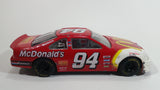 1995 Racing Champions Ford Thunderbird McDonald's Nascar #94 Reese's Bosch Bill Elliot White Red Toy Race Car Vehicle 1:24 Scale