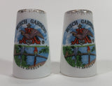 Kelvin's Treasure Busch Gardens Los Angels Salt and Pepper Shakers Souvenir Budweiser Beer Collectible