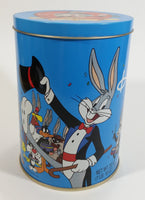 1989 Warner Bros Looney Tunes Happy Birthday Bugs Bunny 50th Anniversary Brach's Jelly Beans Tin Canister Cartoon Collectible