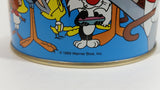 1989 Warner Bros Looney Tunes Happy Birthday Bugs Bunny 50th Anniversary Brach's Jelly Beans Tin Canister Cartoon Collectible