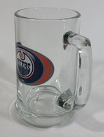 NHL Ice Hockey Edmonton Oilers Glass Beer Mug Sports Team Collectible
