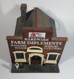 Home Hardware Stores Value Service Dependability "Hardware Farm Implements" Birdhouse Style Wooden Building Model Advertising Collectible