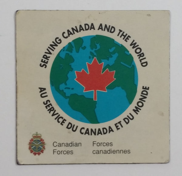 Canadian Forces Serving Canada and The World Fridge Magnet Military Collectible