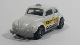 2006 Matchbox City Transport Volkswagen Beetle Taxi White Die Cast Toy Car Vehicle