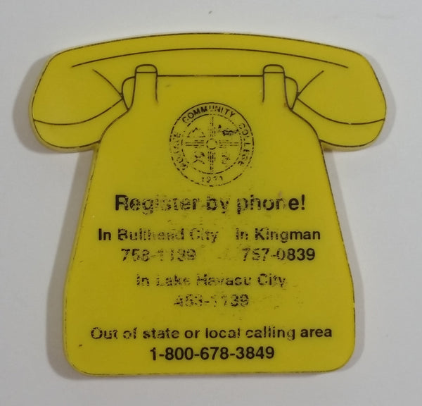 Mohave Community College Arizona Yellow Phone Shaped Magnet
