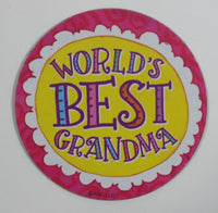 World's Best Grandma Circle 2 3/4" Diameter Fridge Magnet