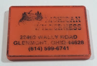 Mohican Wilderness Glenmont, Ohio Orange Fridge Magnet 1 5/8" x 2 1/8"