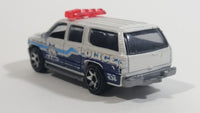 2012 Matchbox 2000 Chevrolet Suburban Police Dog K-9 Unit Pearl White Die Cast Toy Cop Car Emergency Vehicle - with lights