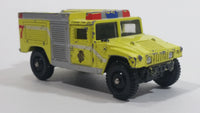 Corgi Chicago Police Department Fire Pumper Hummer Humvee HMMWV Fluorescent Yellow Die Cast Toy Emergency Fire Truck Vehicle