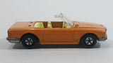 Vintage 1973 Lesney Matchbox Super Fast Mercedes 350 SL Convertible Orange Die Cast Toy Car Vehicle