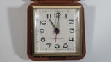 Vintage Westclox Pocket Size Folding Travel Alarm Clock in Case Working