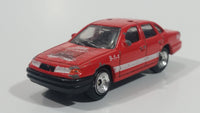 Golden Wheels 1998 Crown Victoria Fire Rescue Red Die Cast Toy Car Vehicle