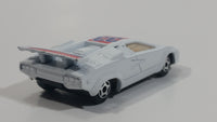 Unknown Maker Lamborghini Countach #33 White Die Cast Toy Exotic Car Vehicle